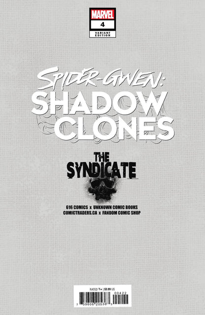 Spider-Gwen: Shadow Clones #4 Kendrick Lim (616) Exclusive Virgin Var (06/28/2023)