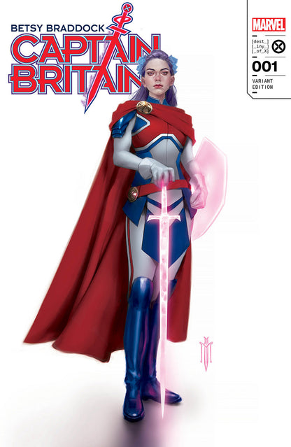 BETSY BRADDOCK: CAPTAIN BRITAIN #1 UNKNOWN COMICS MIGUEL MERCADO EXCLUSIVE VIRGIN VOGUE VAR (02/22/2023)