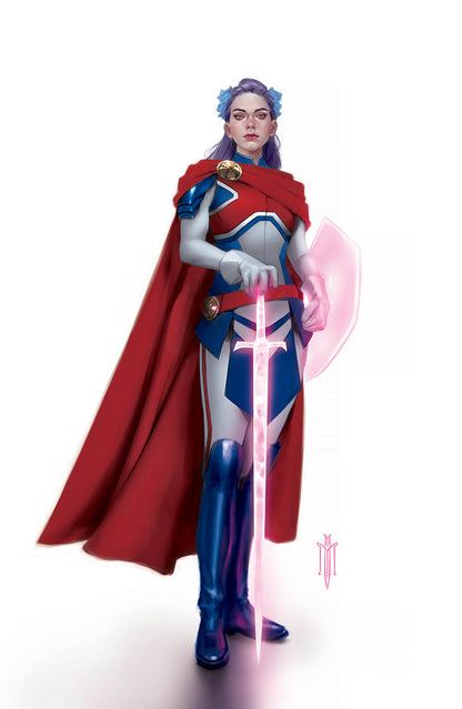 BETSY BRADDOCK: CAPTAIN BRITAIN #1 UNKNOWN COMICS MIGUEL MERCADO EXCLUSIVE VIRGIN VOGUE VAR (02/22/2023)