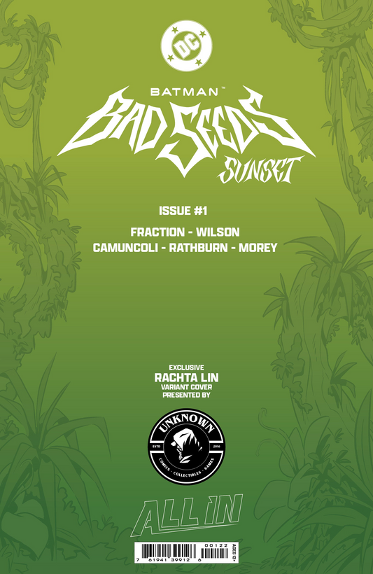 BATMAN BAD SEEDS SUNSET #1 RACHTA LIN EXCLUSIVE VIRGIN VAR (08/26/2026)