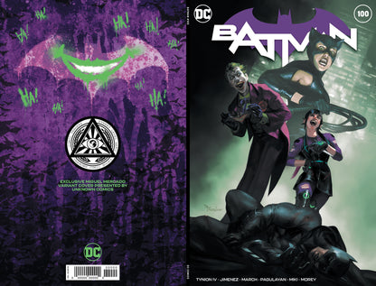 BATMAN #100 UNKNOWN COMICS MIGUEL MERCADO EXCLUSIVE VAR (JOKER WAR) (10/06/2020)