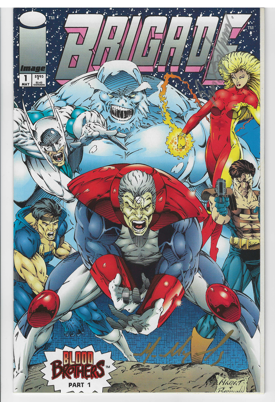 Brigade Vol. 2 #1A - Blood Brothers - Part 1 (Signed x2 + Sketch)