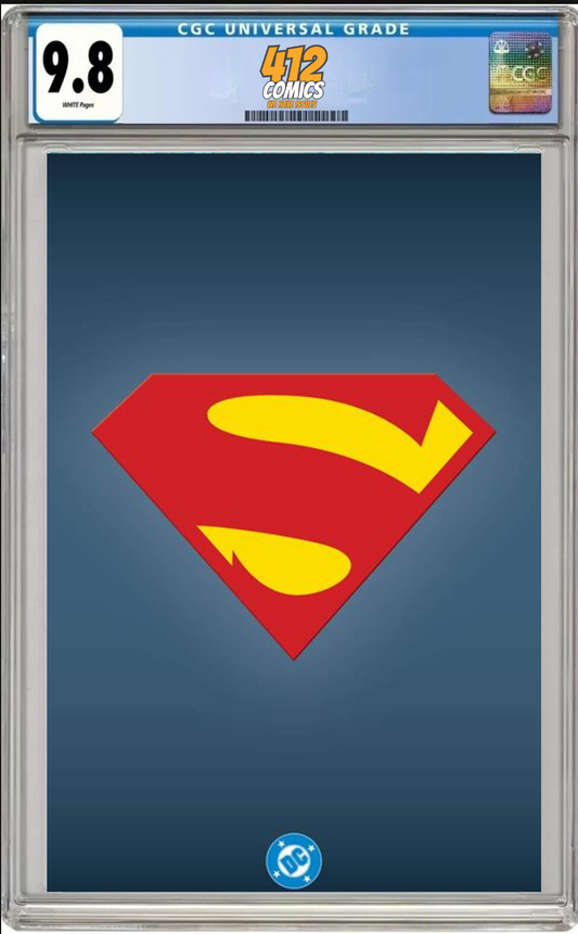 ABSOLUTE SUPERMAN #1 CVR E LOGO DESIGN FOIL (CGC 9.8 PRESALE)