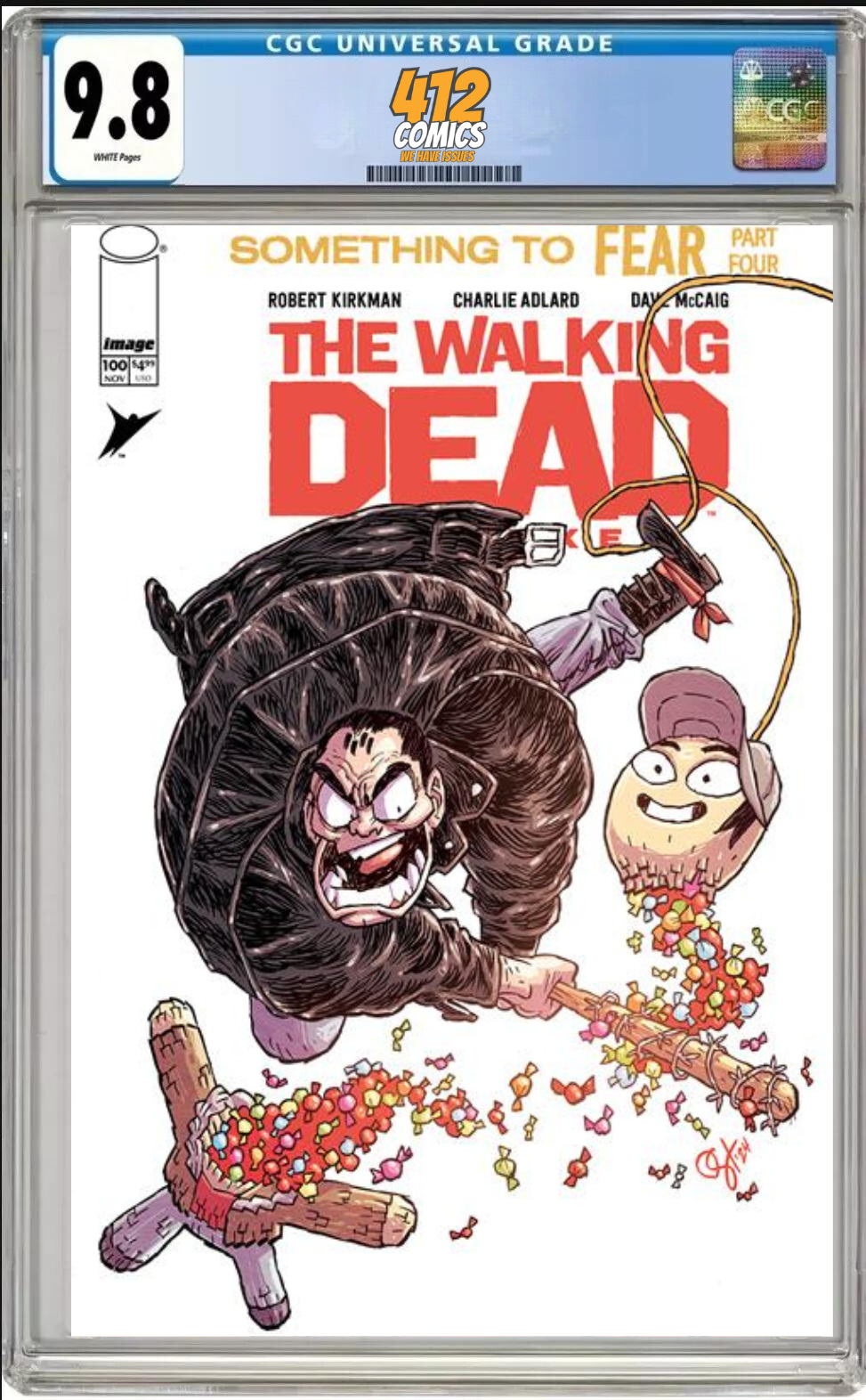 WALKING DEAD DELUXE #100 CVR I DEREK HUNTER  (CGC 9.8 PRESALE)