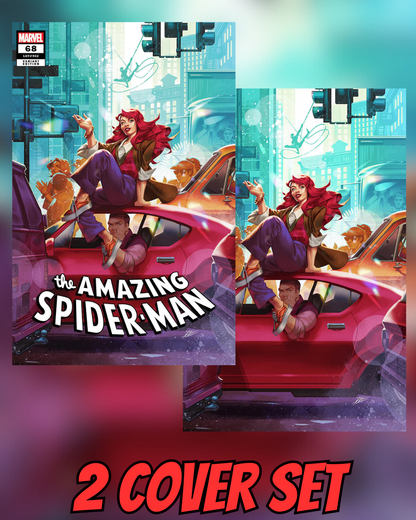 Amazing Spider-Man #68 Mateus Manhanini Exclusive  Set (PRESALE 2/26/25)