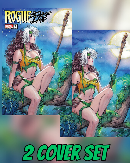 Rogue: The Savage Land #2 Sabine Rich Exclusive Set (PRESALE 2/26/25)