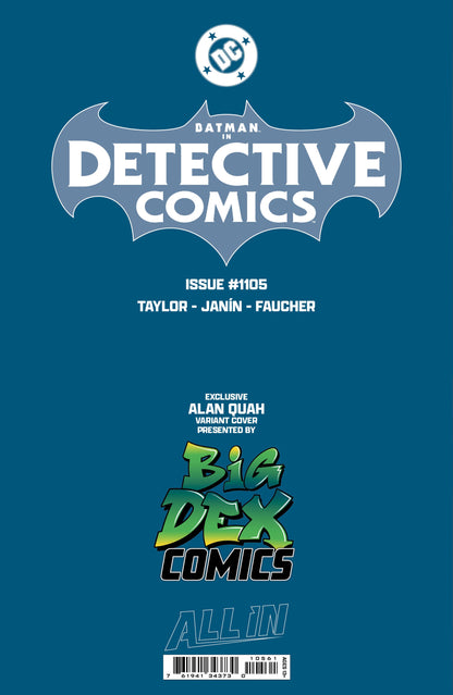 Batman Detective Comics #1105 ALAN QUAH Exclusive Foil Virgin Variant