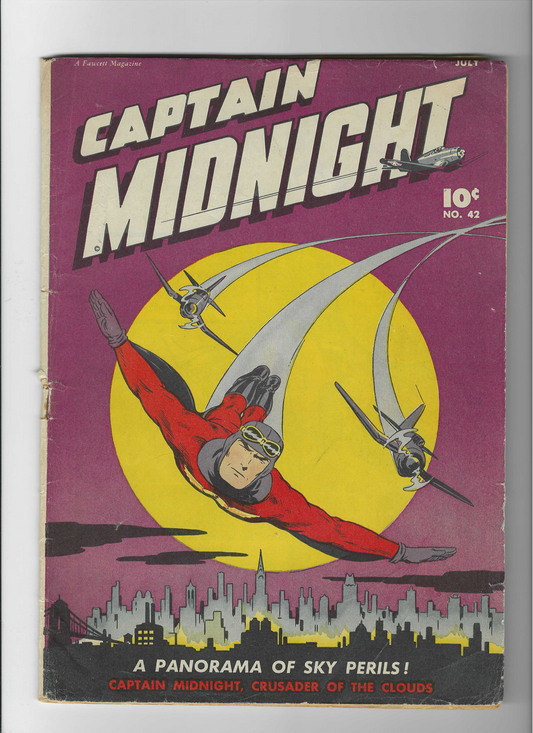 Captain Midnight  #42 ( With Discs)