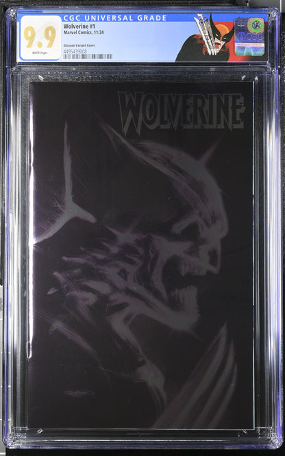 WOLVERINE #1 PAT GLEASON ADAMANTIUM FOIL VARIANT CGC 9.9 - CUSTOM LTD LABEL