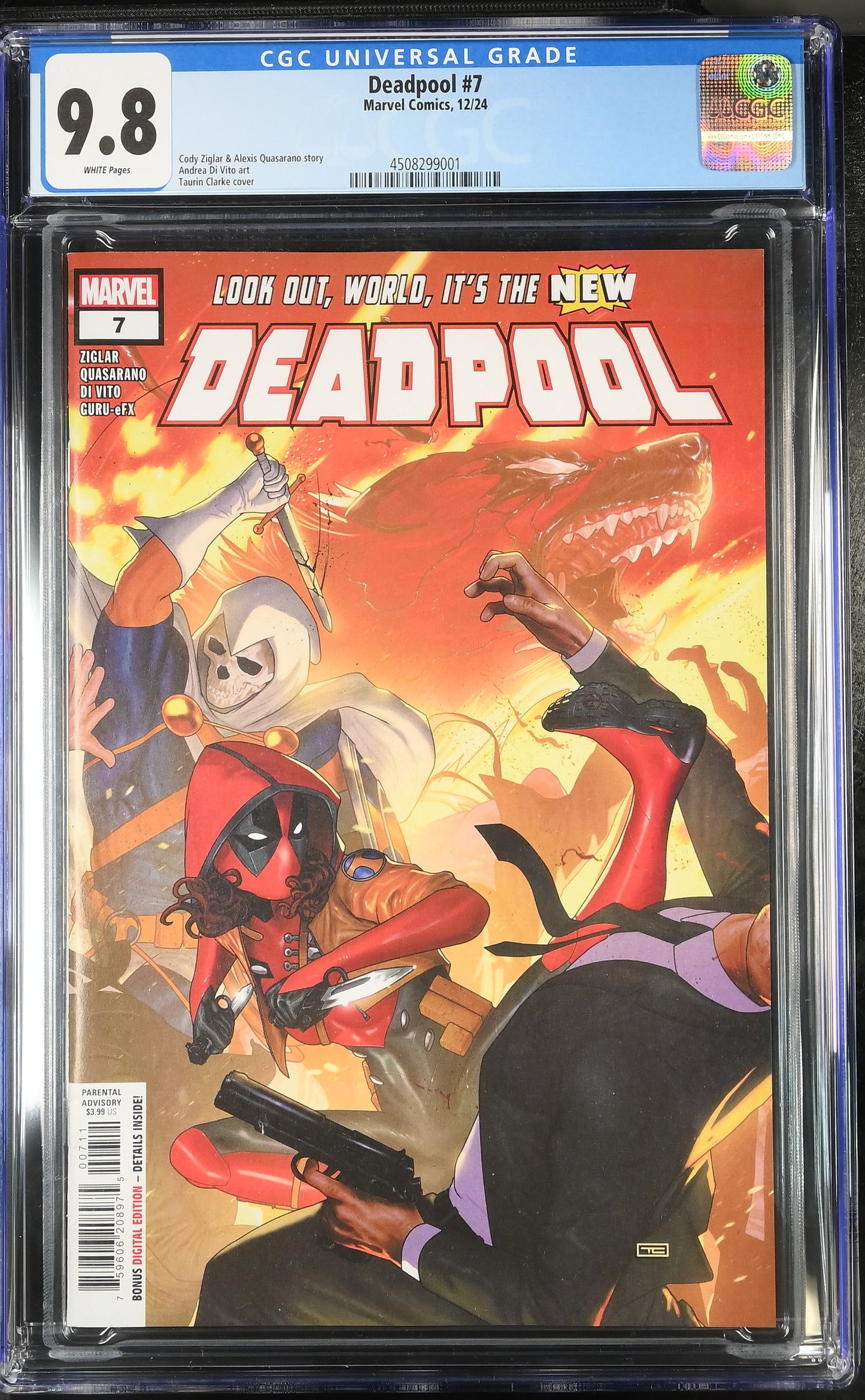 Deadpool #7  MAIN COVER - CGC 9.8