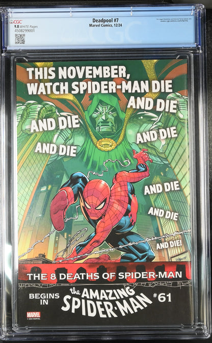 Deadpool #7  MAIN COVER - CGC 9.8