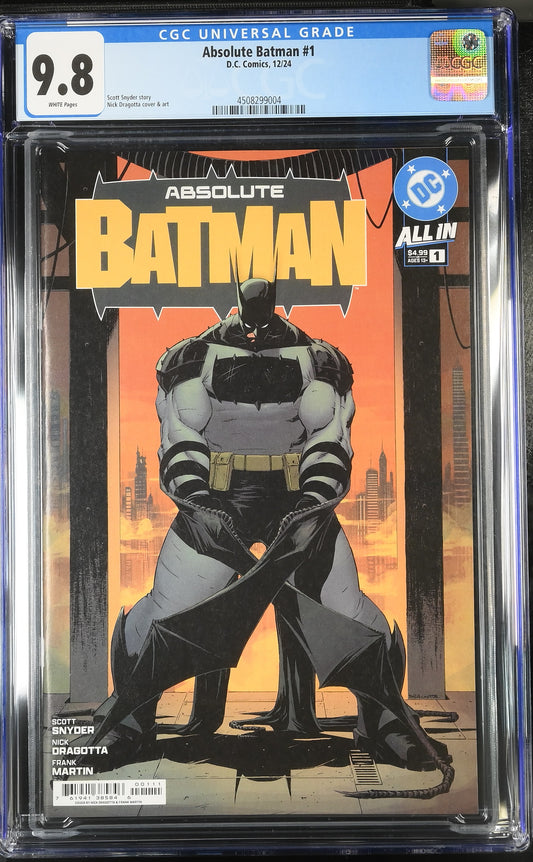 Absolute Batman #1  - CGC 9.8