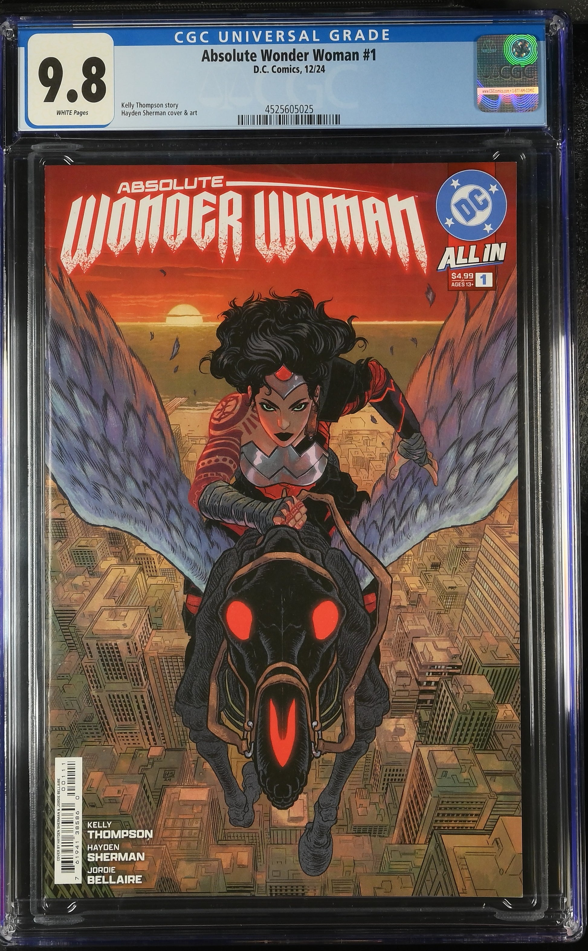 Absolute Wonder Woman #1 (2025) CGC 9.8 - 1st printing-image
