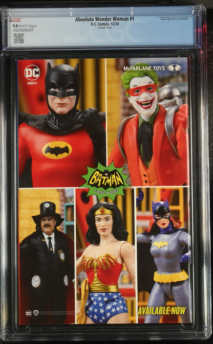 ABSOLUTE WONDER WOMAN #1 JIM LEE COVER 1ST PRINT - CGC 9.7
