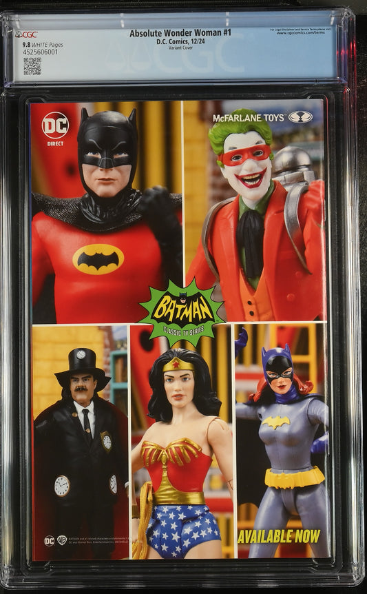 ABSOLUTE WONDER WOMAN #1 CVR C JIM LEE  - CGC 9.8