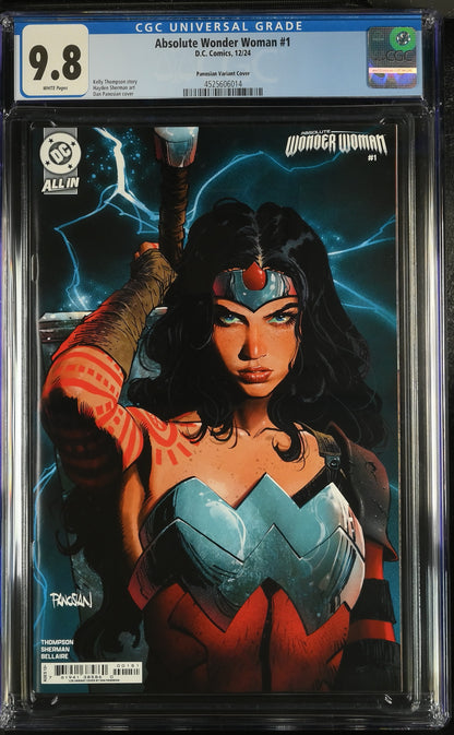 ABSOLUTE WONDER WOMAN #1 CVR F 1:25 DAN PANOSIAN VARIANT - CGC 9.8