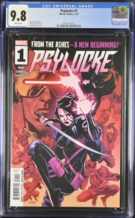 PSYLOCKE #1 - CGC 9.8