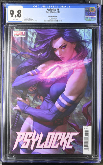 PSYLOCKE #1 ARTGERM TD VARIANT - CGC 9.8