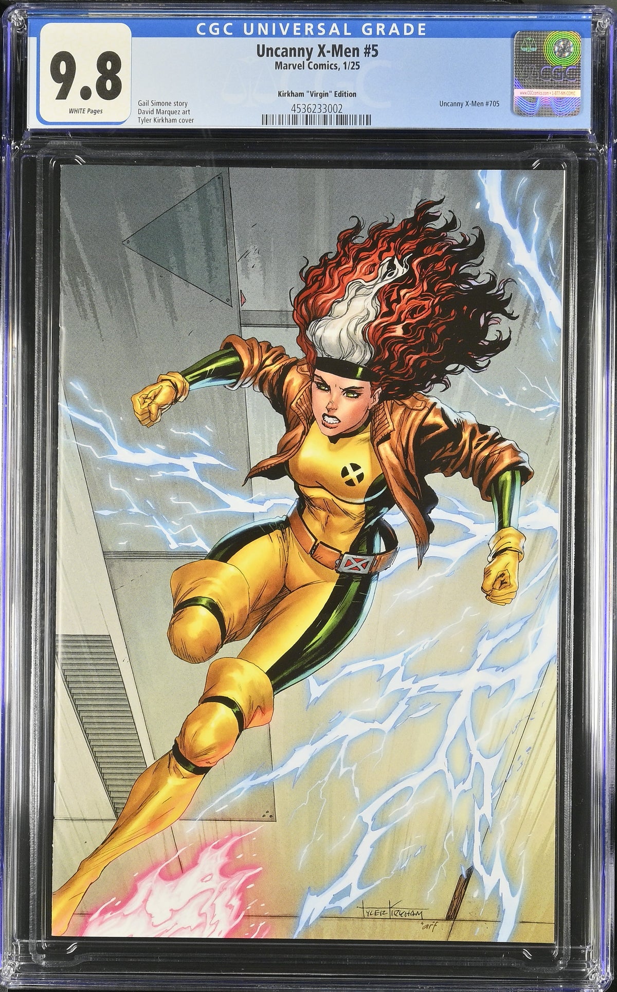 Uncanny X-Men #5 Marvel Comics Kirkham Virgin - CGC 9.8