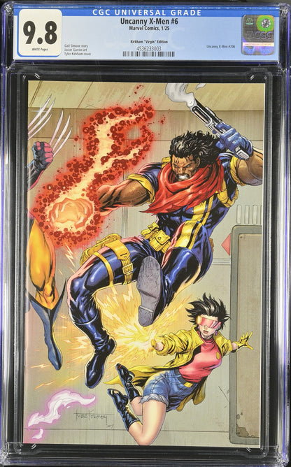 Uncanny X-Men #6 Marvel Comics Kirkham Virgin - CGC 9.8