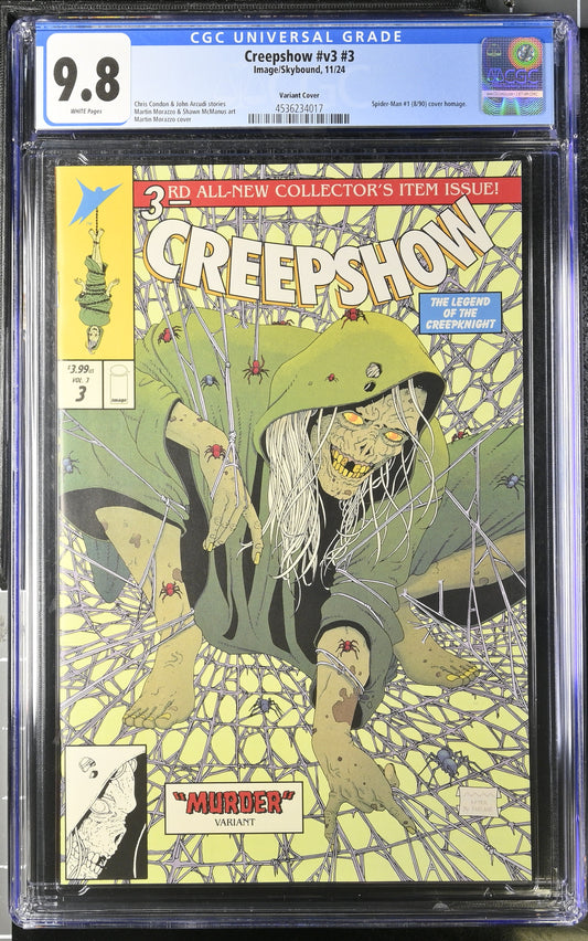CREEPSHOW VOL 3 #3 CVR B MARTIN MORAZZO VAR CGC 9.8