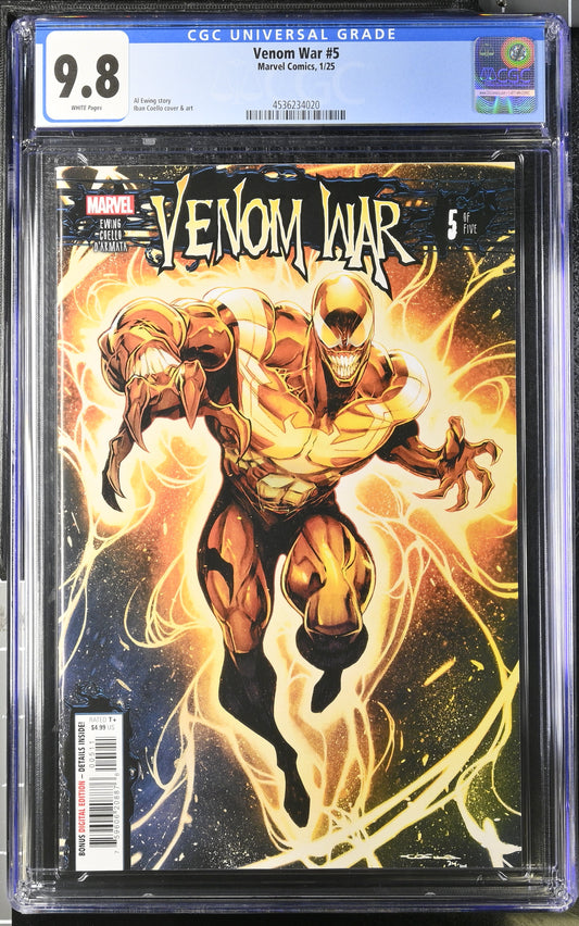 Venom War #5 - CGC 9.8