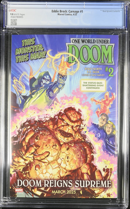 EDDIE BROCK: CARNAGE #1 - CGC 9.8