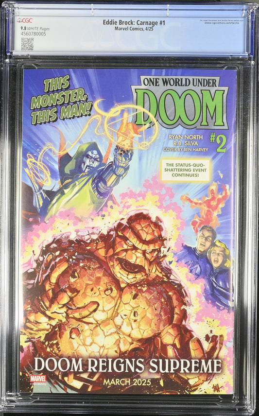 EDDIE BROCK: CARNAGE #1 - CGC 9.8