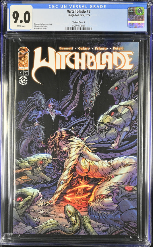 Witchblade 7 1/25 Image/Top Cow Variant Cover D CGC 9.0
