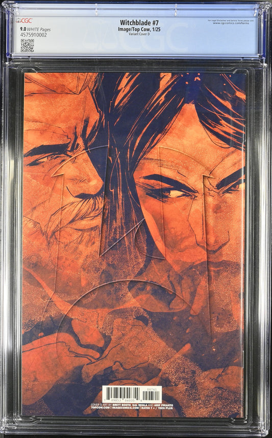 Witchblade 7 1/25 Image/Top Cow Variant Cover D CGC 9.0