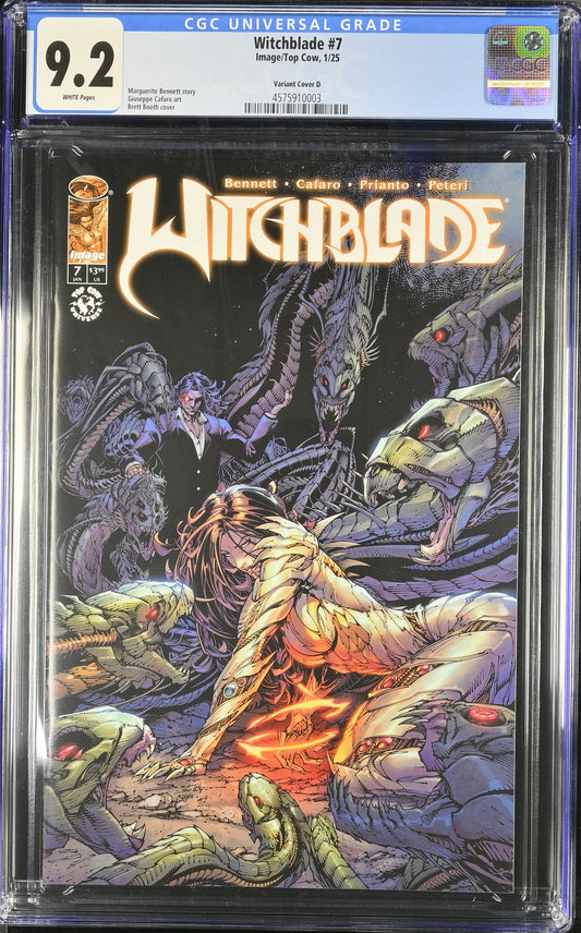 Witchblade 7 1/25 Image/Top Cow Variant Cover D CGC 9.2