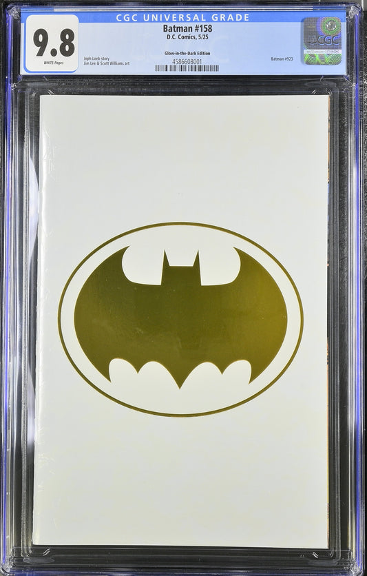 BATMAN #158 LAUNCH PARTY GLOW IN DARK H2SH FOIL (CGC 9.8)