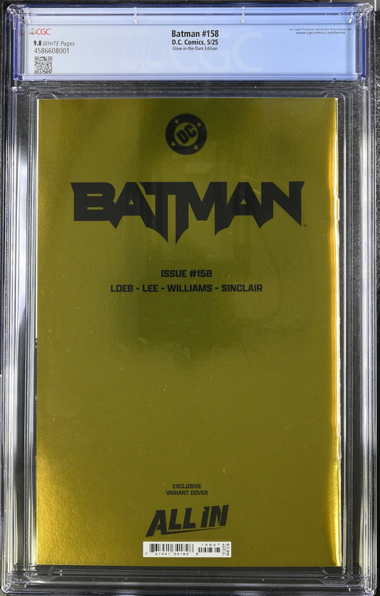 BATMAN #158 LAUNCH PARTY GLOW IN DARK H2SH FOIL (CGC 9.8)