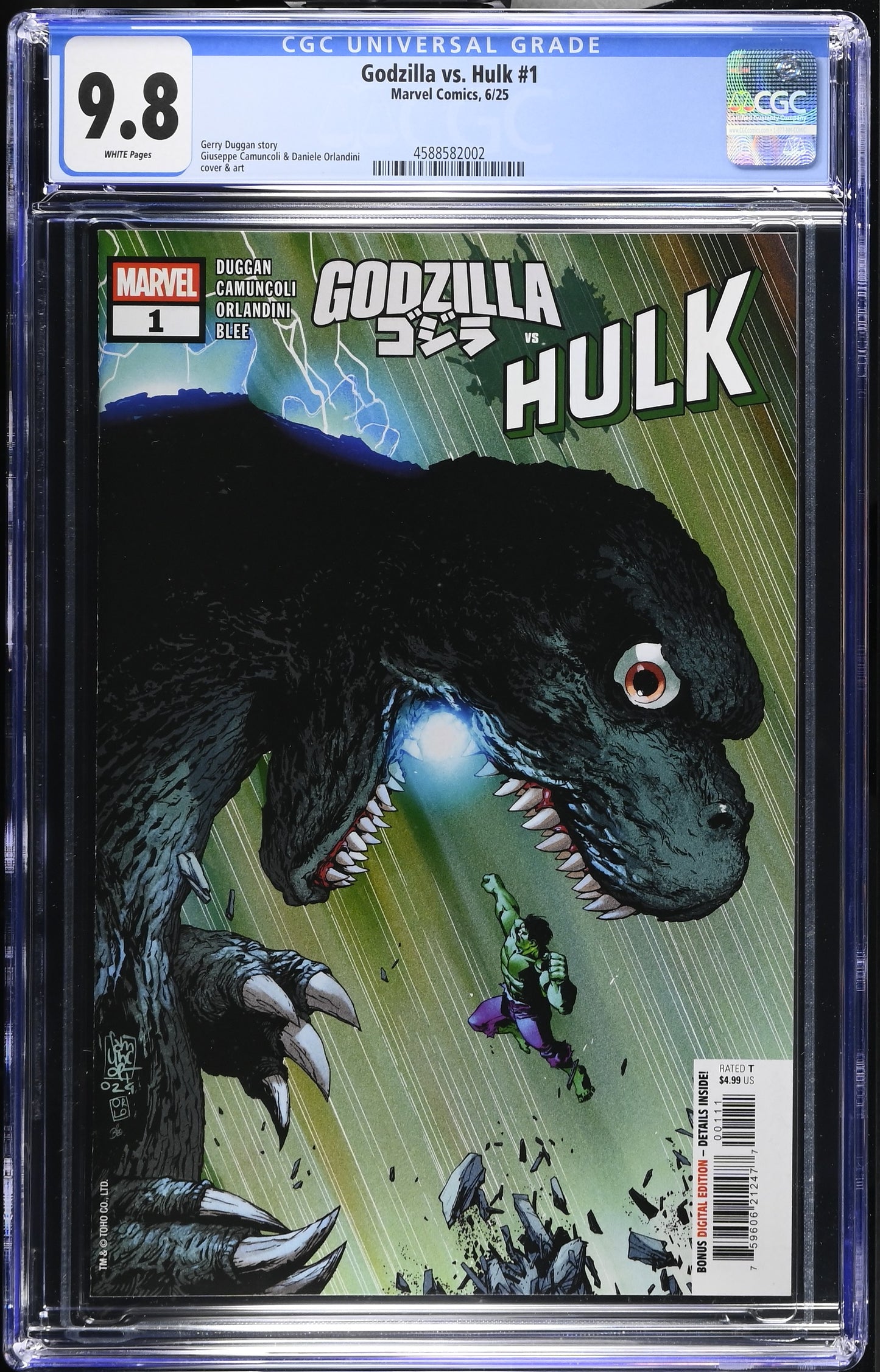 GODZILLA VS. HULK #1 - CGC 9.8