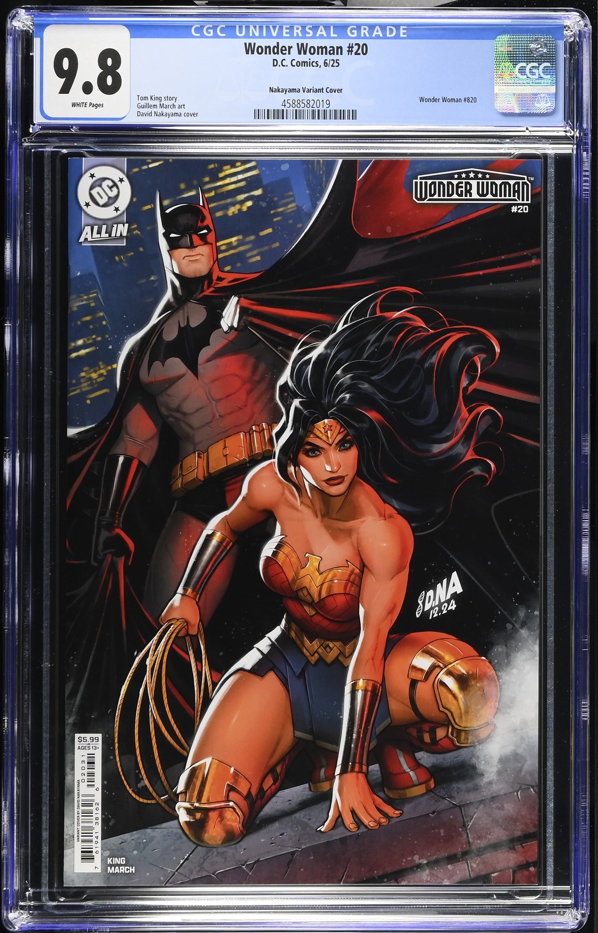 Wonder Woman #20 DNA Variant - CGC 9.8
