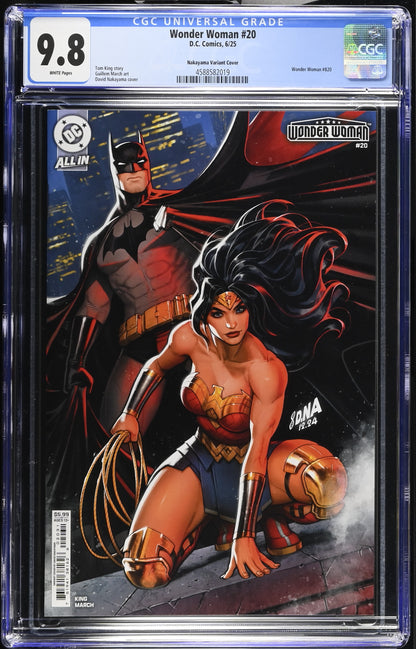 Wonder Woman #20 DNA Variant - CGC 9.8