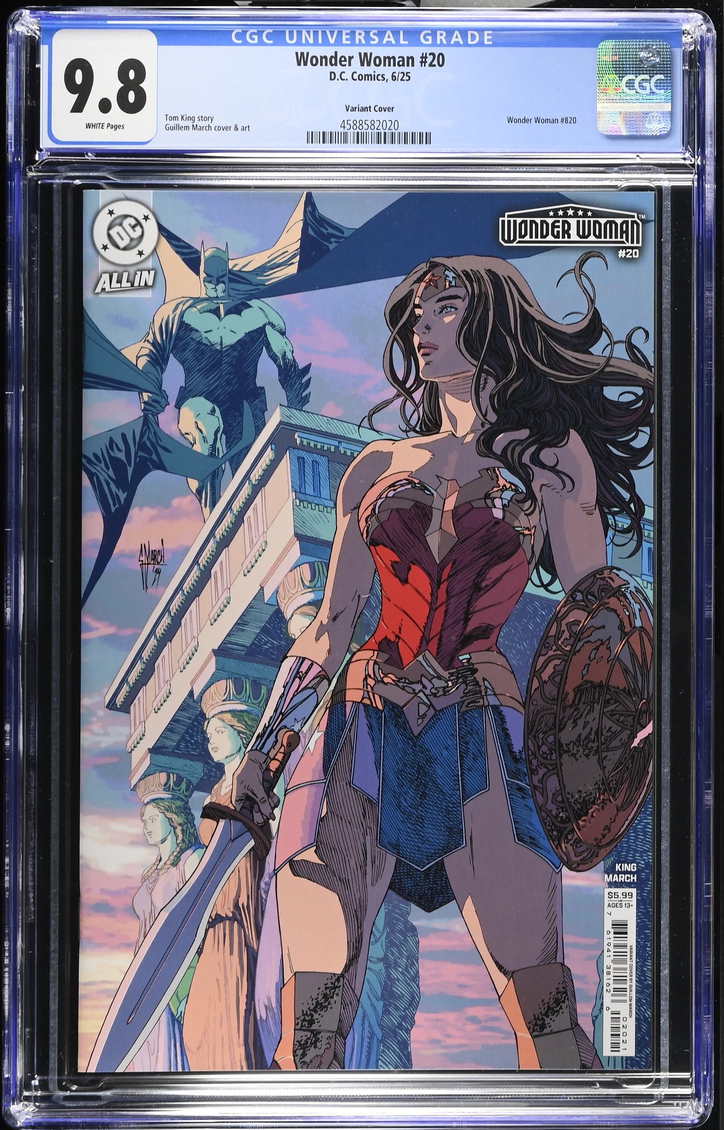 Wonder Woman #20 March Variant - CGC 9.8
