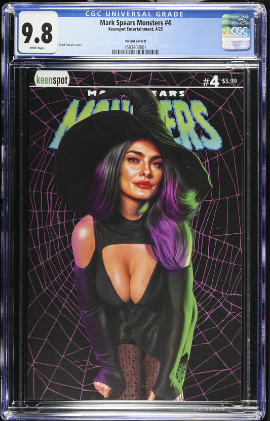 Mark Spears Monsters #4 Keenspot Entertainment Variant Cover B CGC 9.8