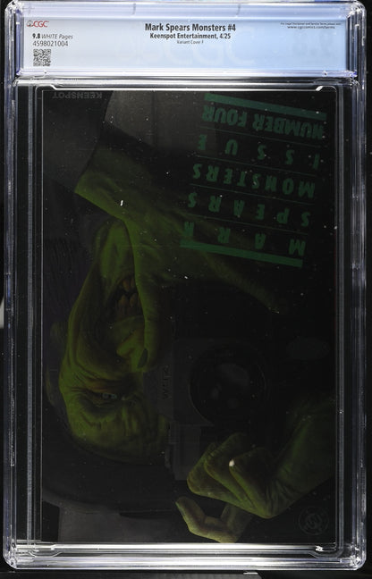Mark Spears Monsters #4 FOIL Cover F - CGC 9.8