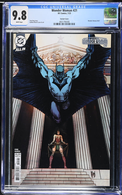 WONDER WOMAN #21 CVR C GUILLEM MARCH - CGC 9.8