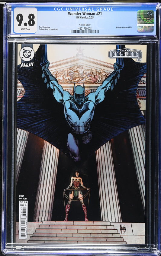 WONDER WOMAN #21 CVR C GUILLEM MARCH - CGC 9.8