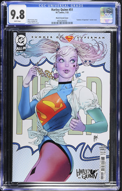 HARLEY QUINN #51 CVR D GUILLEM MARCH CGC 9.8