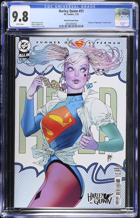 HARLEY QUINN #51 CVR D GUILLEM MARCH CGC 9.8