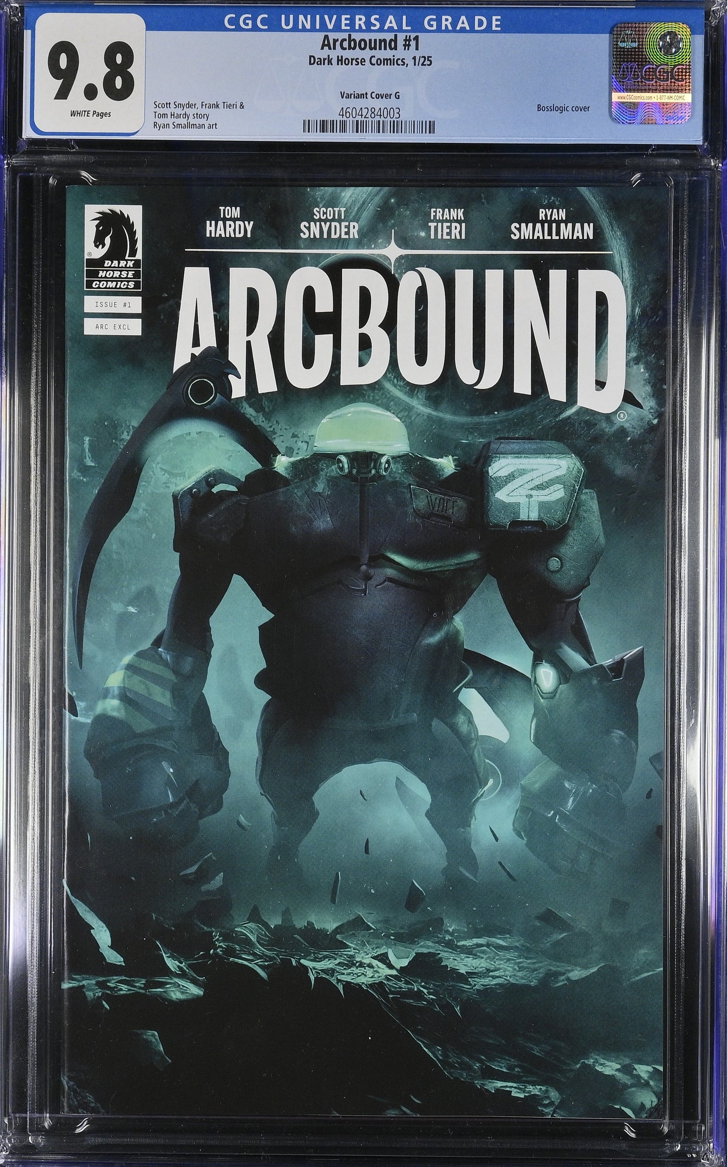 Arcbound 1 1/25 Dark Horse Comics Variant Cover G CGC 9.8-image