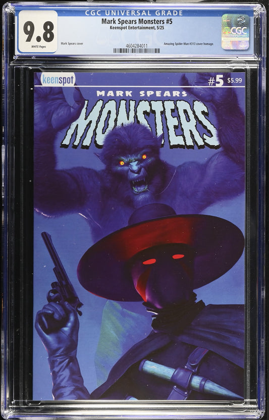 MARK SPEARS MONSTERS #5 CVR A THE FIGHT CGC 9.8