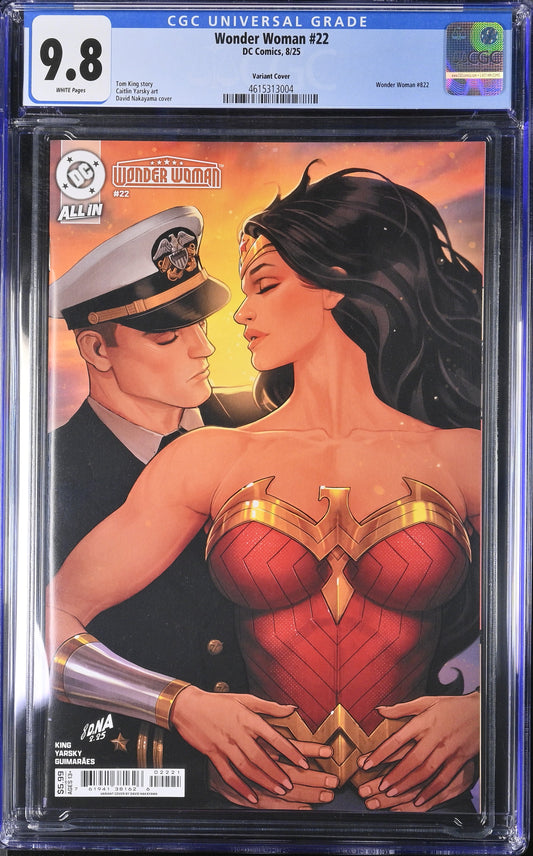 Wonder Woman #22 Cover B David Nakayama Card Stock CGC 9.8