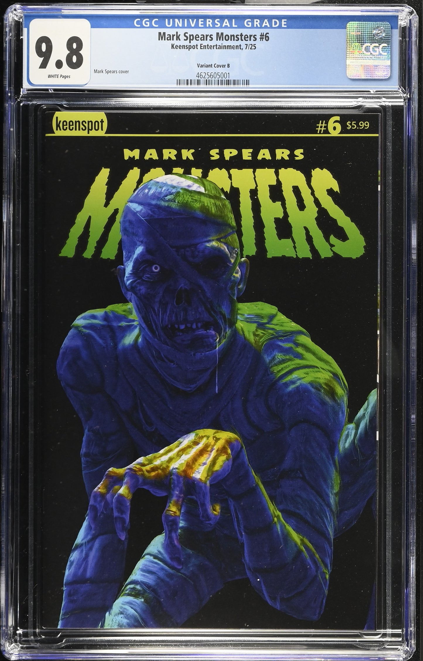 MARK SPEARS MONSTERS #6 CVR B CGC 9.8