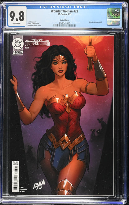 Wonder Woman #23 CVR B DAVID NAKAYAMA - CGC 9.8