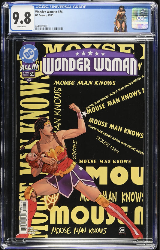 Wonder Woman #24 - CGC 9.8 - CUSTOM LABEL