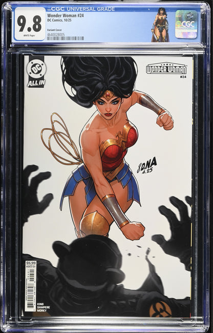 Wonder Woman #24  CVR B DAVID NAKAYAMA - CGC 9.8 - CUSTOM LABEL